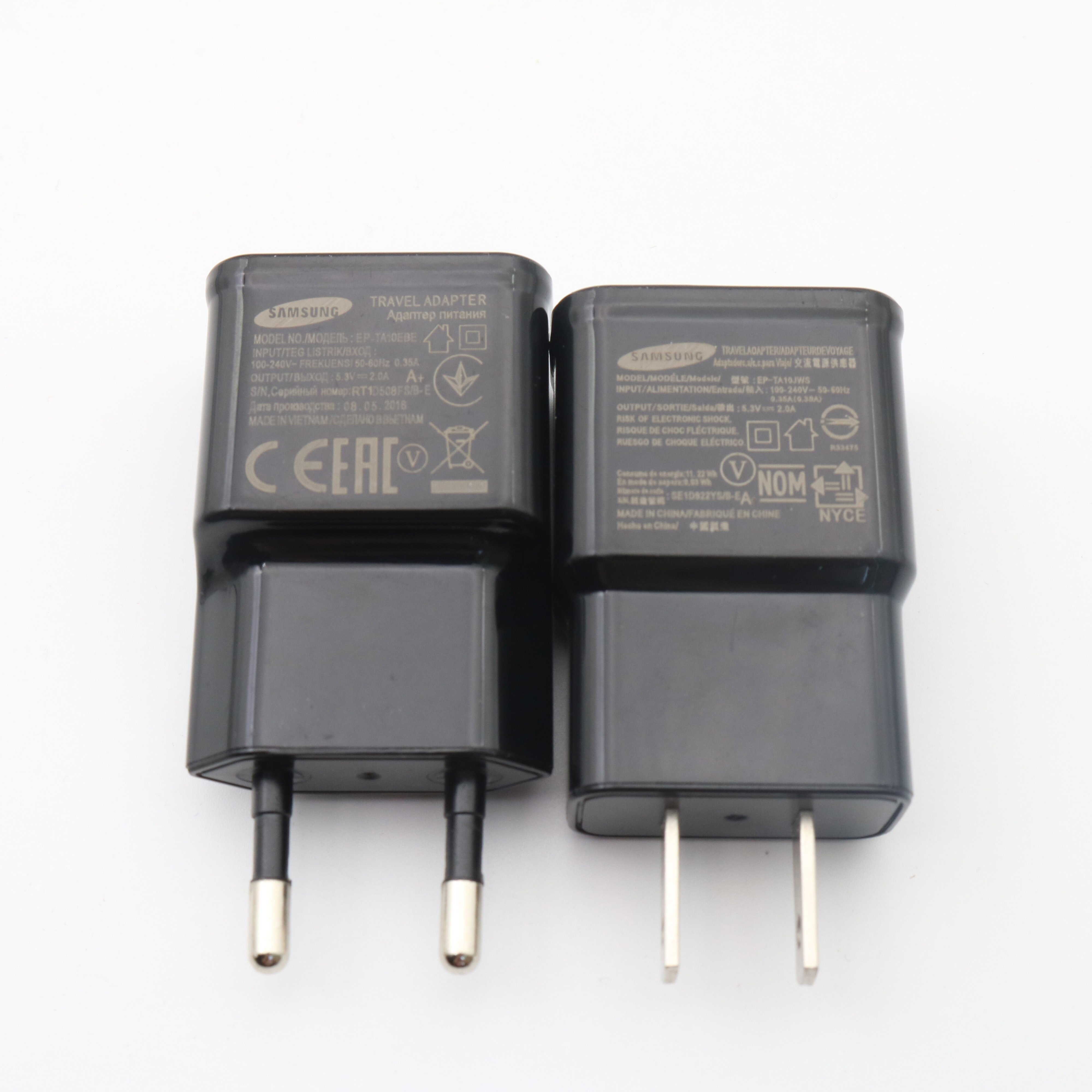 Para Samsung Galaxy S3 S4 S7 S6 Edge Note 4 5 J2 J3 J5 J7 cargador adaptador de viaje EU US 1m USB carga para Xiaomi