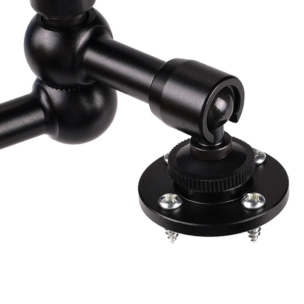 11/7 Inch Friction Articulating Magic Arm with Wall Mount 1/4 Standard Thread for Webcam LED Light DSLR Camera Accessories