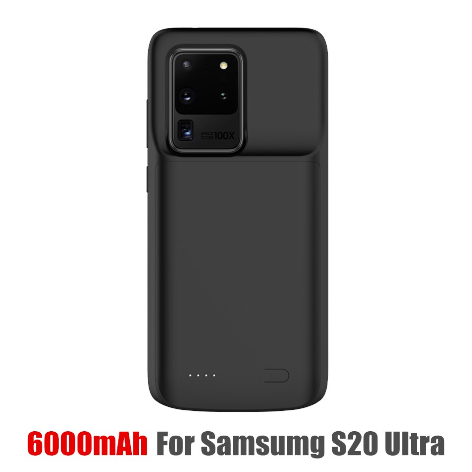 Amstar Acculader Gevallen Tpu Shockproof Voor Samsung Galaxy S20 Plus S20 Ultra Externe Batterij Opladen Case Cover: Samsung S20 Ultra