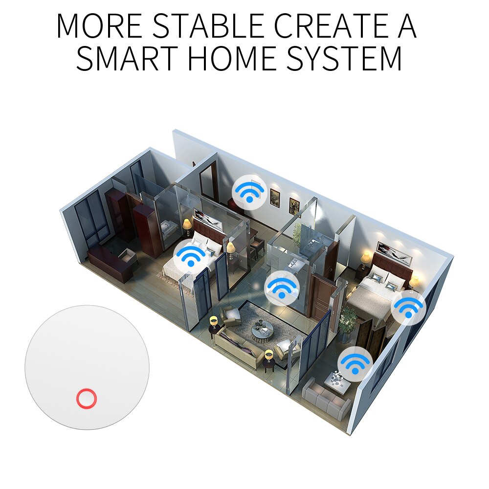 Smart Tuya ZigBee Hub Gateway Smart Home Bridge Smart Life APP Wireless Remote Controller Work With Tuya Zigbee Sensors