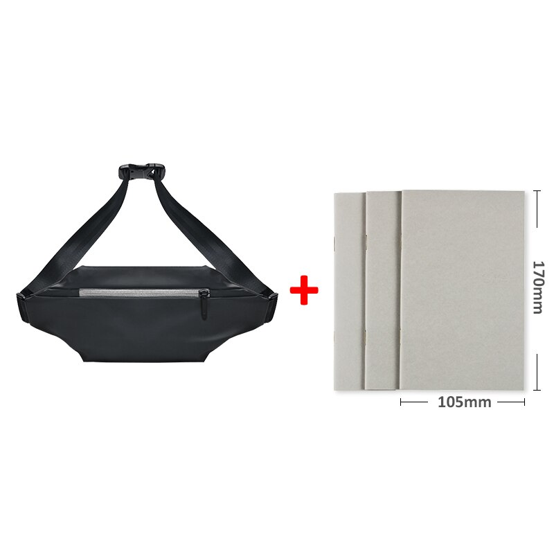 Xiaomi multifuncional esportes lazer peito saco da cintura saco de esportes ao ar livre bolsa de ombro cinto bolsa pacotes saco à prova dxiaomi água xiaomi: ST Add Notebook