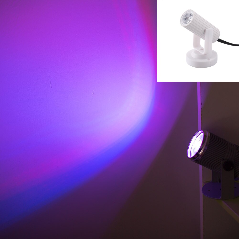 Stage Light Newest RGB Pink/ Blue/Red/White LED Beam Spotlight Party DJ Disco Bar KTV Party Moving Head Stage Lighting: bule light white