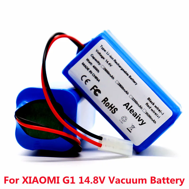 18650 14,4 V 2600mAh 3500mAh Li-Ion Akku Für Xiaomi G1 MI Roboter Vakuum-Mopp Ätherisches MJSTG1 Roboter staubsauger Zubehör