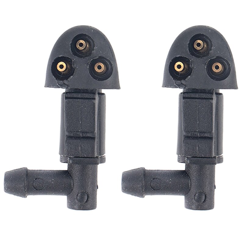 2Pcs Voorruit Kap Nozzle 3 Gat Auto Ruitensproeier Ruitenwisser Water Sproeikop Voor Chevrolet Cruze 94556605