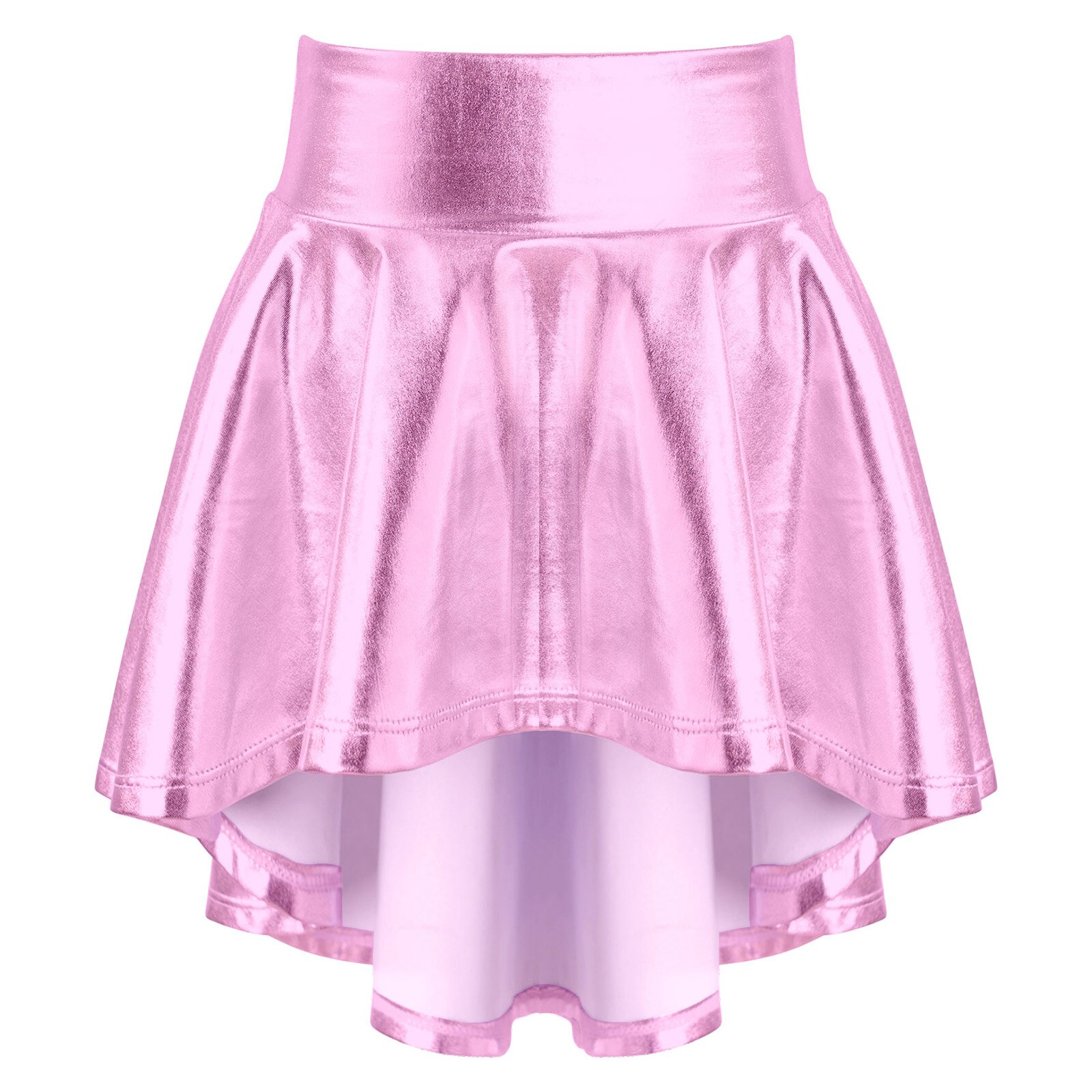 Kids Girls Ballet Dance Skirt Children Gymnastics Workout Practice Leotard Dance Dress Ballet Dancing Performance Mini Skirt: Pink / 8