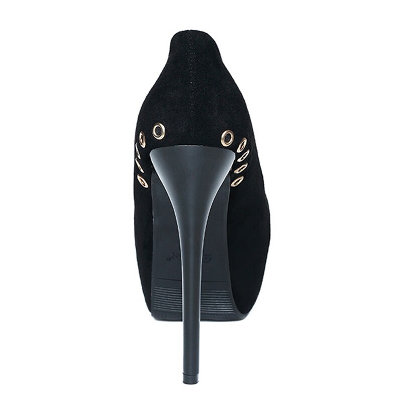 Super High Heel Pumps 14cm Waterproof Stiletto Nightclub Princess Shoes Heeled Shoes Women