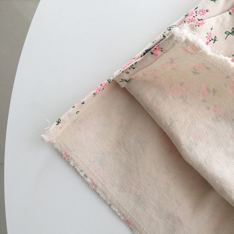 Moda neonata Jean gonna corta stampa floreale neonato bambino gonna di jeans di cotone primavera autunno estate vestiti per bambini 1-7Y