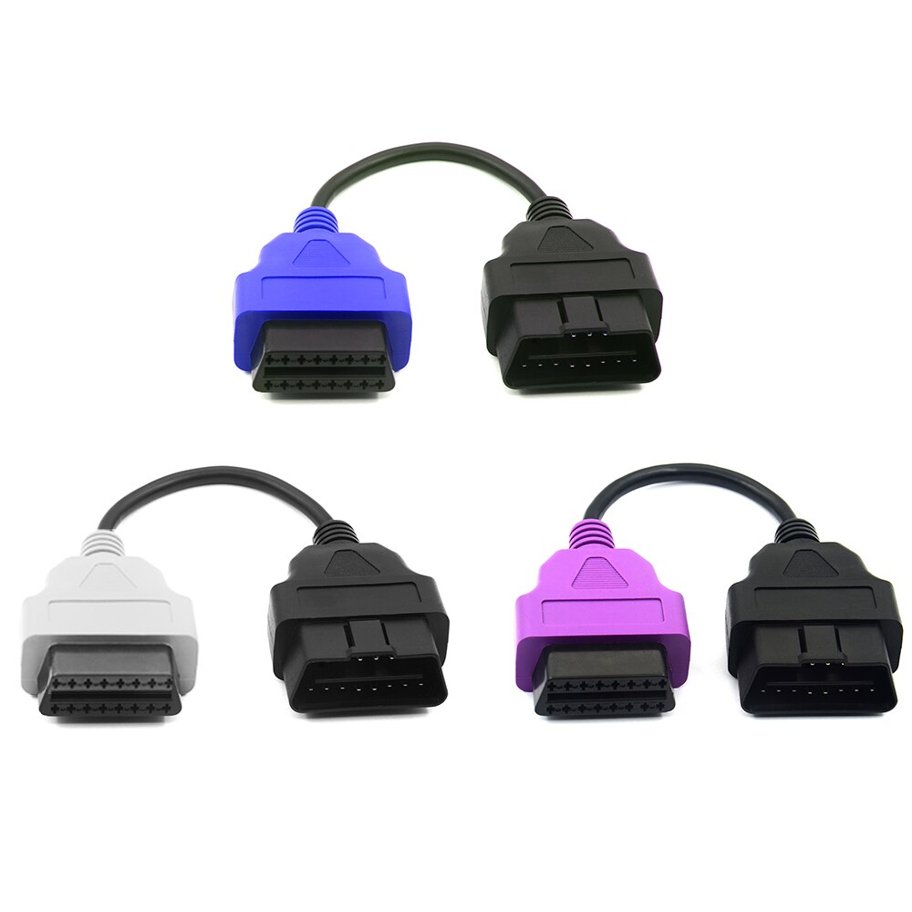 Voor Fiatecuscan Adapter Obd OBD2 Connector Multiecuscan Abs Airbag Obd2 Scanner Diagnostische Kabel Voor Fi-Op Ecu scan