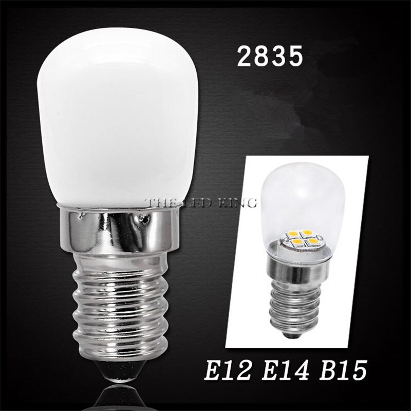 Mini 1pcs Koelkast Licht E14 E12 LED Lamp 3W 4W 5W 6W COB Glas Dimbare AC 220V Spot Lampen Vriezer Koelkast Kroonluchter