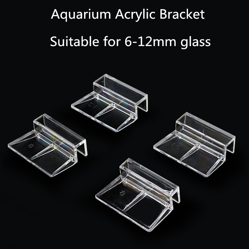 4pcs/set Fish Tank Aquarium Bracket Fish Tank Cover Plate Bracket Acrylic Fish Tank Cover Support Frame Pet Supplies