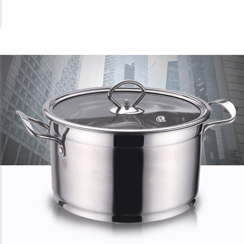 Olla de acero inoxidable para sopa, utensilios de cocina de inducción, para , 1 unidad, 14/16cm