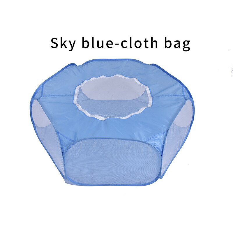 Outdoor Kleine Dier Hamsters Kooi Tent Opvouwbare Portable Kennel Met Rits Cover Pet Puppy Konijn Kinderbox Hek Plastic Indoor