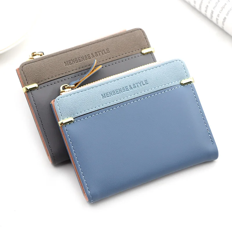 Damplånbok kort rosa myntväska plånböcker för kvinnor korthållare liten damplånbok kvinnlig hasp mini clutch för tjej
