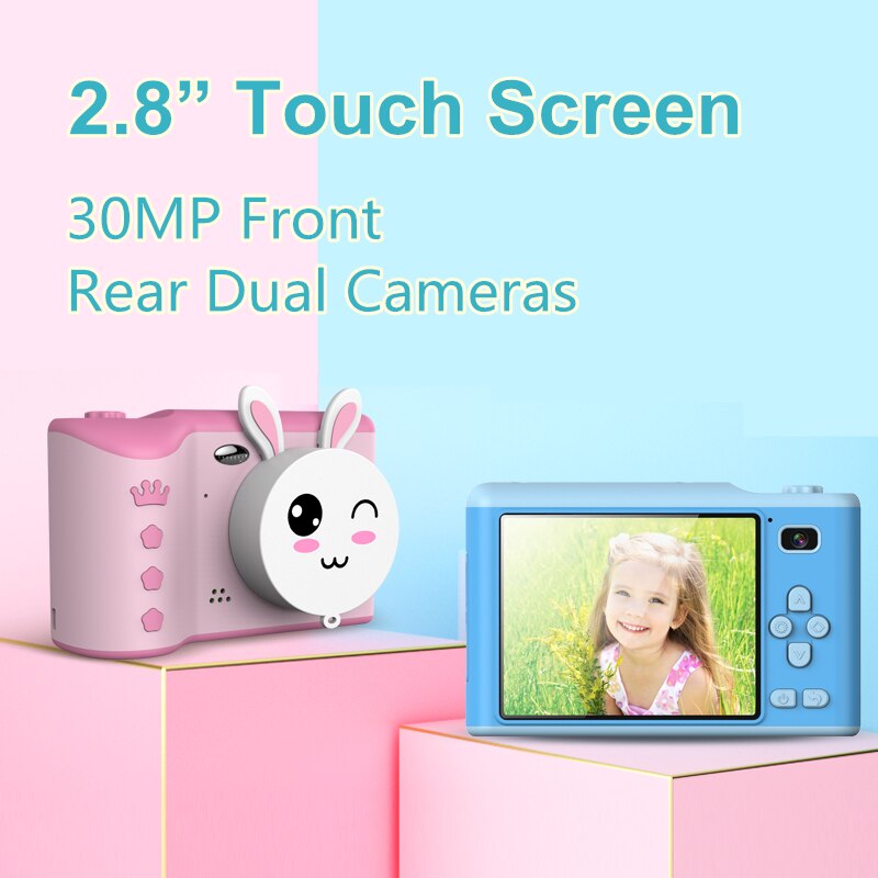 2.8 Inch Touch Screen Kinderen Camera 30MP Hd Digitale Foto Video Camera Speelgoed Voor Meisjes Jongens kinderen Camera