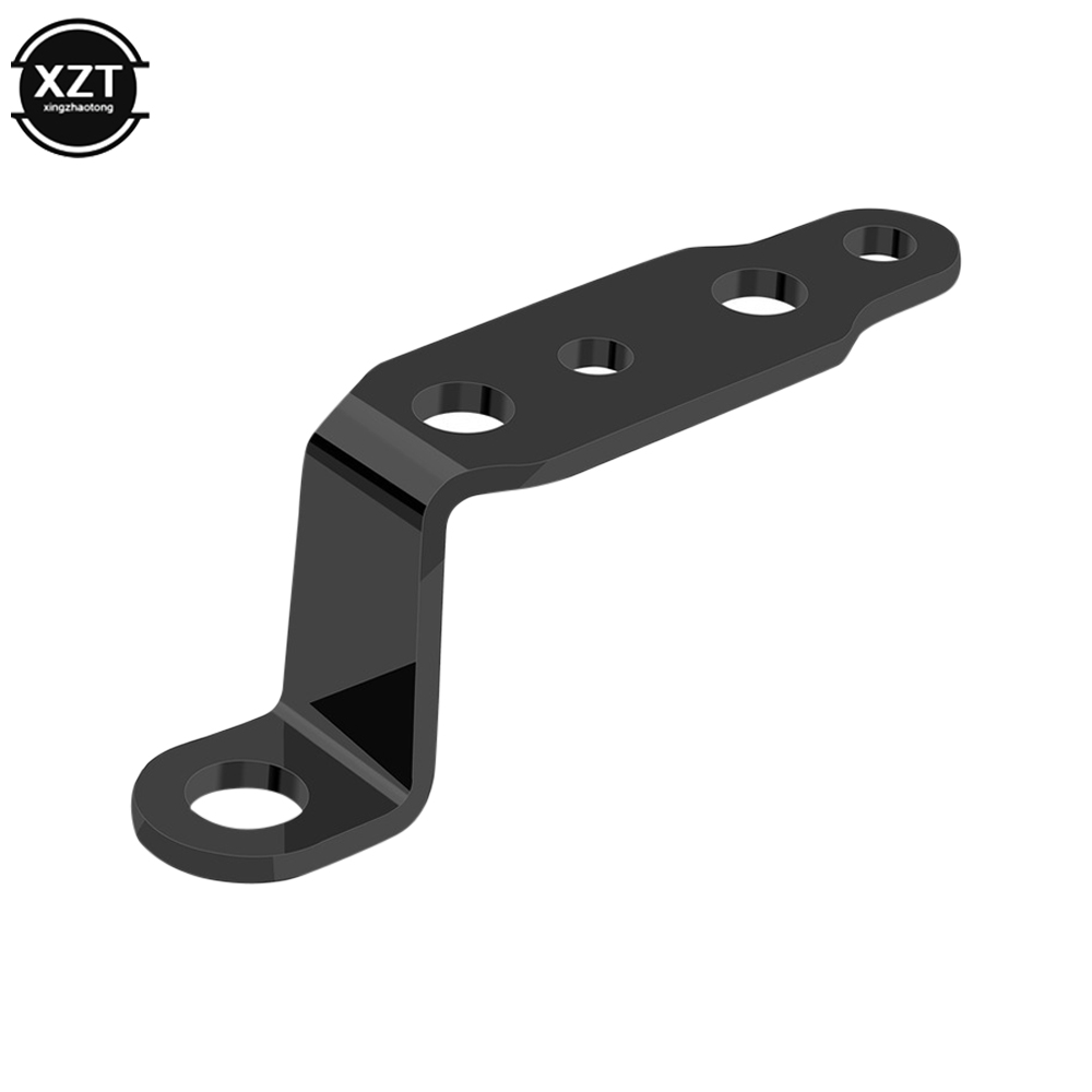 Motorfiets Achteruitkijkspiegel Spotlight Beugel Multifunctionele Uitbreidingsbeugel Motorfiets Modificatie Accessoires: Black