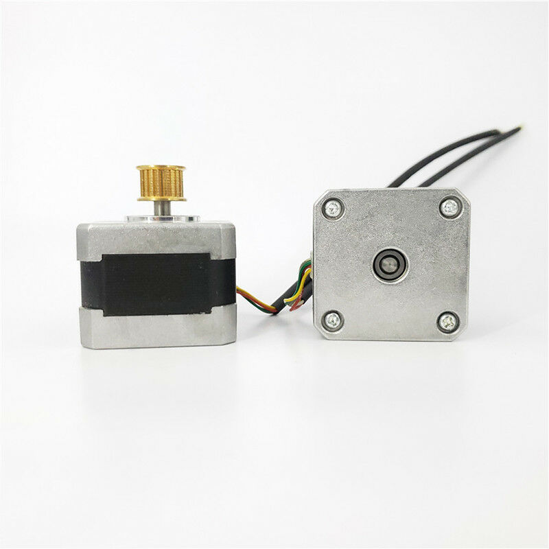 1.8 Degree Nema 17 42mm 2-Phase 4-Wire Precision Hybrid Stepper Motor synchronous Copper pulley RepRap DIY Robot CNC 3D Printer