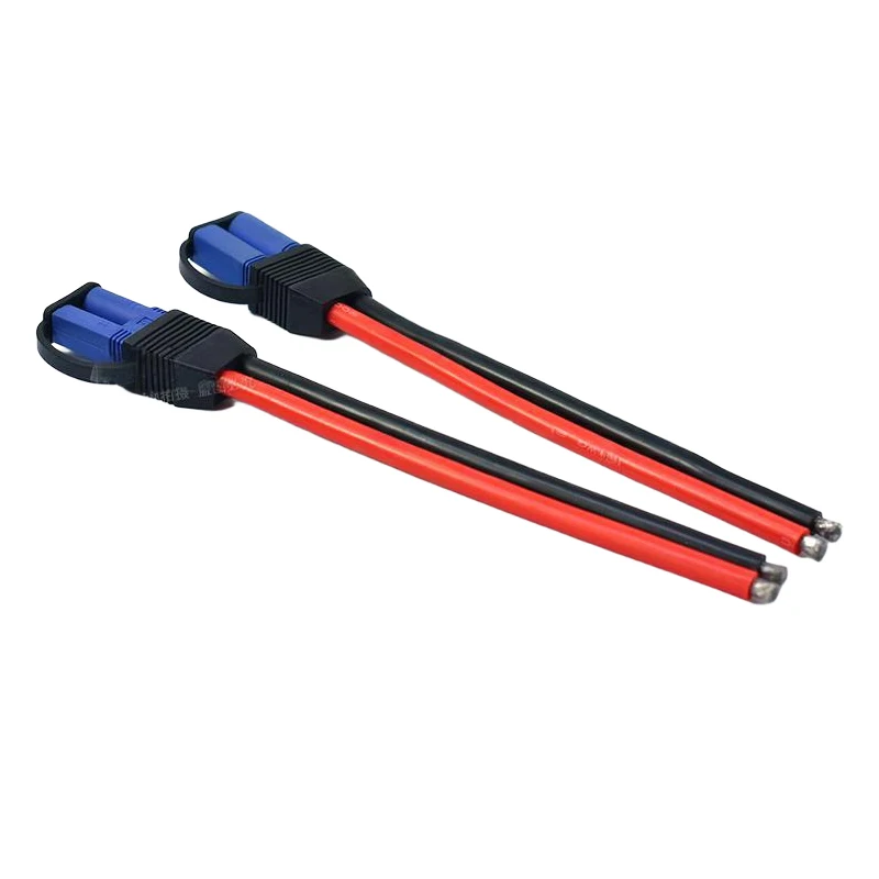 EC5 Injection Molded Connection Cable with Cover 10AWG Aircraft Model Male Female Plug Wire High Current 100A Power Cord
