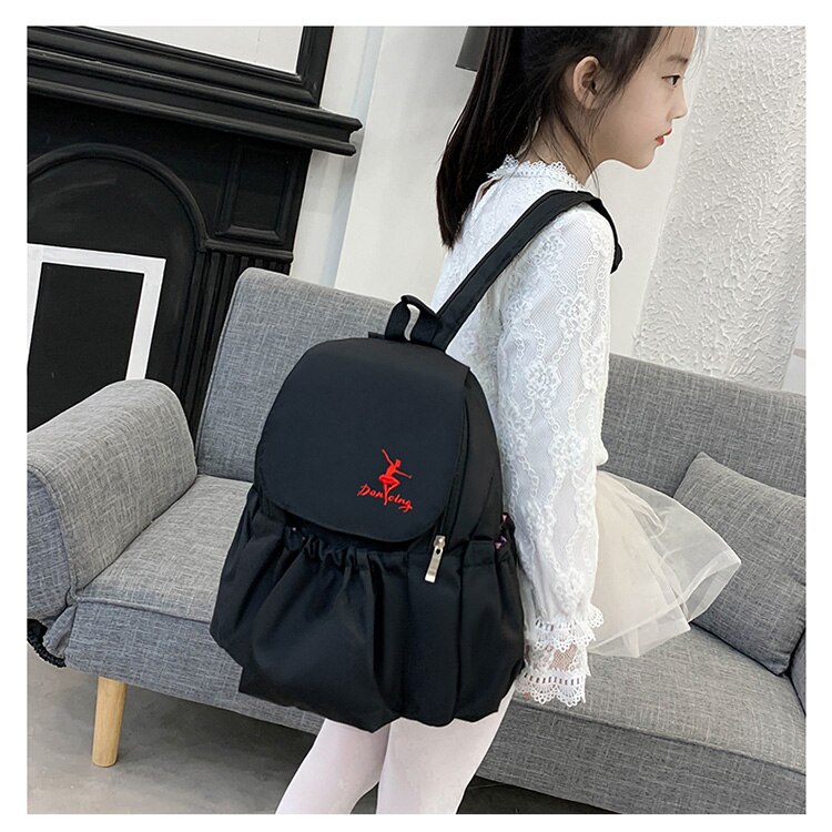 Kind tanzen Ballettröckchen Tasche für Mädchen Ballett tanzen Tasche für Mädchen Ballett Tanzen Klasse Taschen freundlicher Ballerina Schule Rucksack Kind Schulranzen
