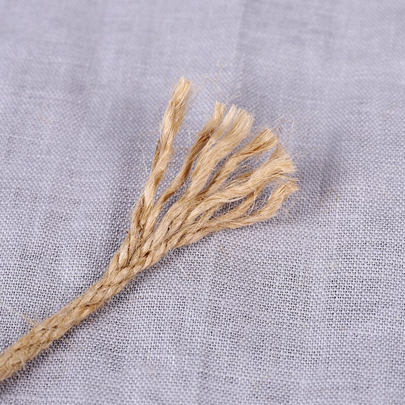 4/6/8/10mm Thickness Natural handmade jute rope Variety thickness rope For Flower packing handcraft supply