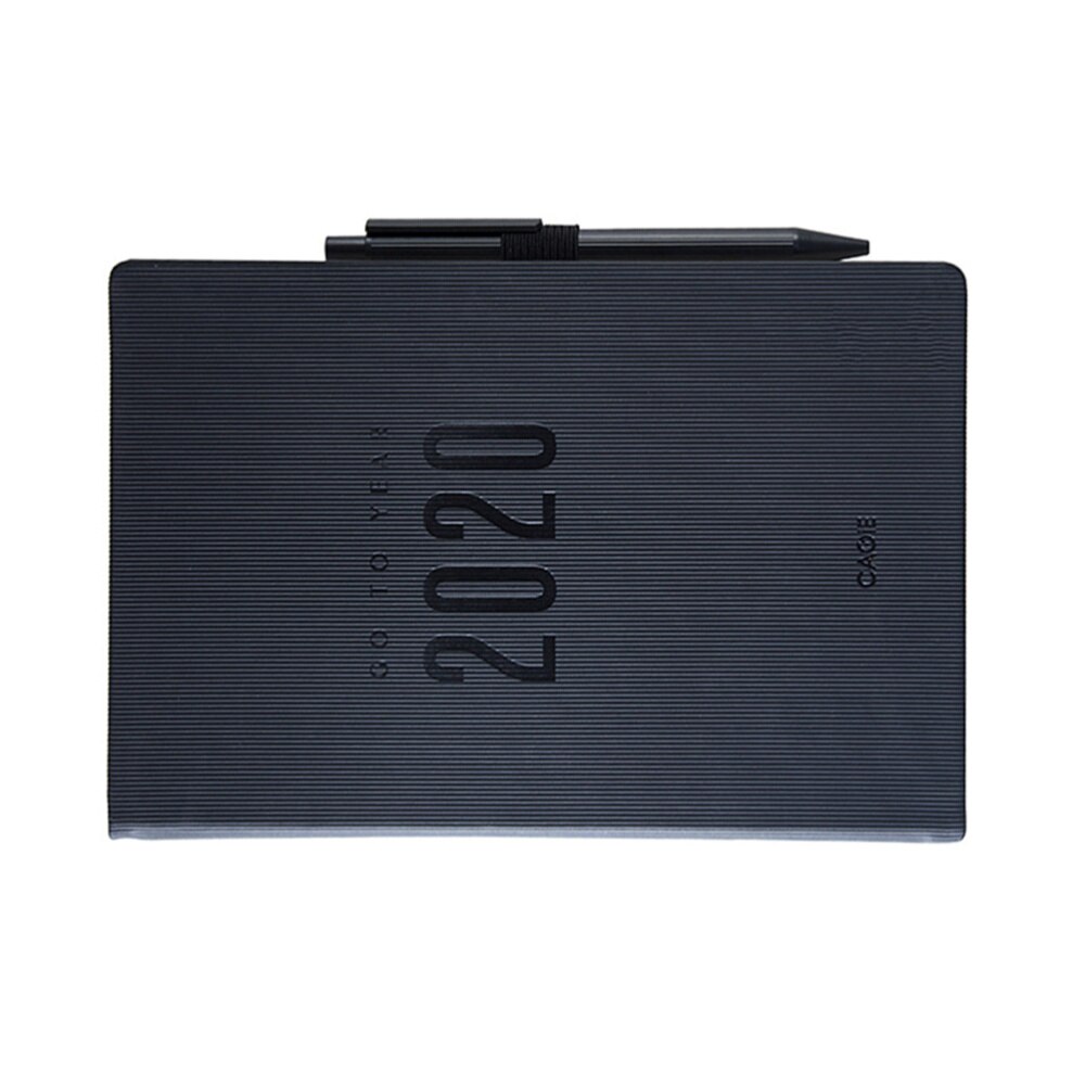 1Pcs A5 Planner Efficiency Agenda Schedule Notebooks Diary Stationery for School Office(Black)