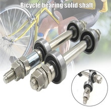 Cykelhjulnavaksel foran bag 14cm 18cm med solid aksel cykel for / bagaksel greb tilbehør til cykelreparationsværktøj