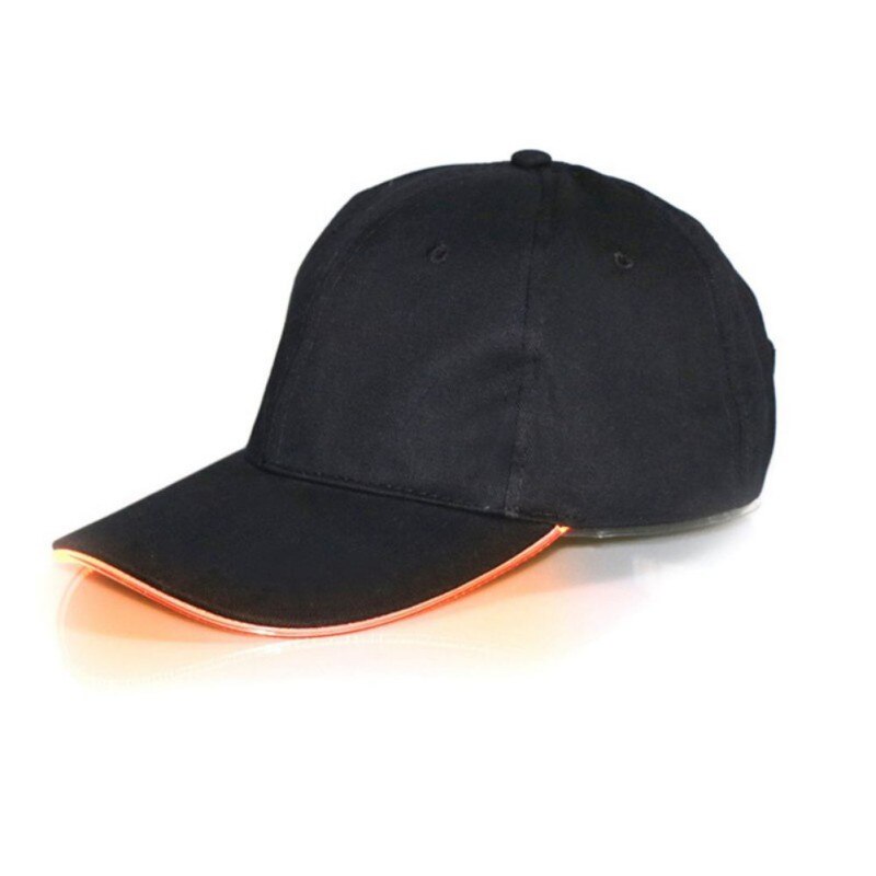 LED Light Up Baseball Caps Glowing Adjustable Hats Luminous Hat Unisex for Party Hip-hop Running and More: B5