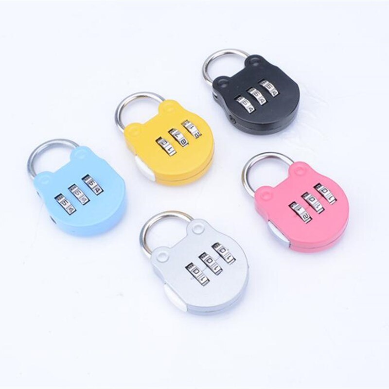 Three-Digit Number Combination Padlock Cartoon Shape Waterproof Lock for Garage Cartoon Shape Waterproof Lock Useful