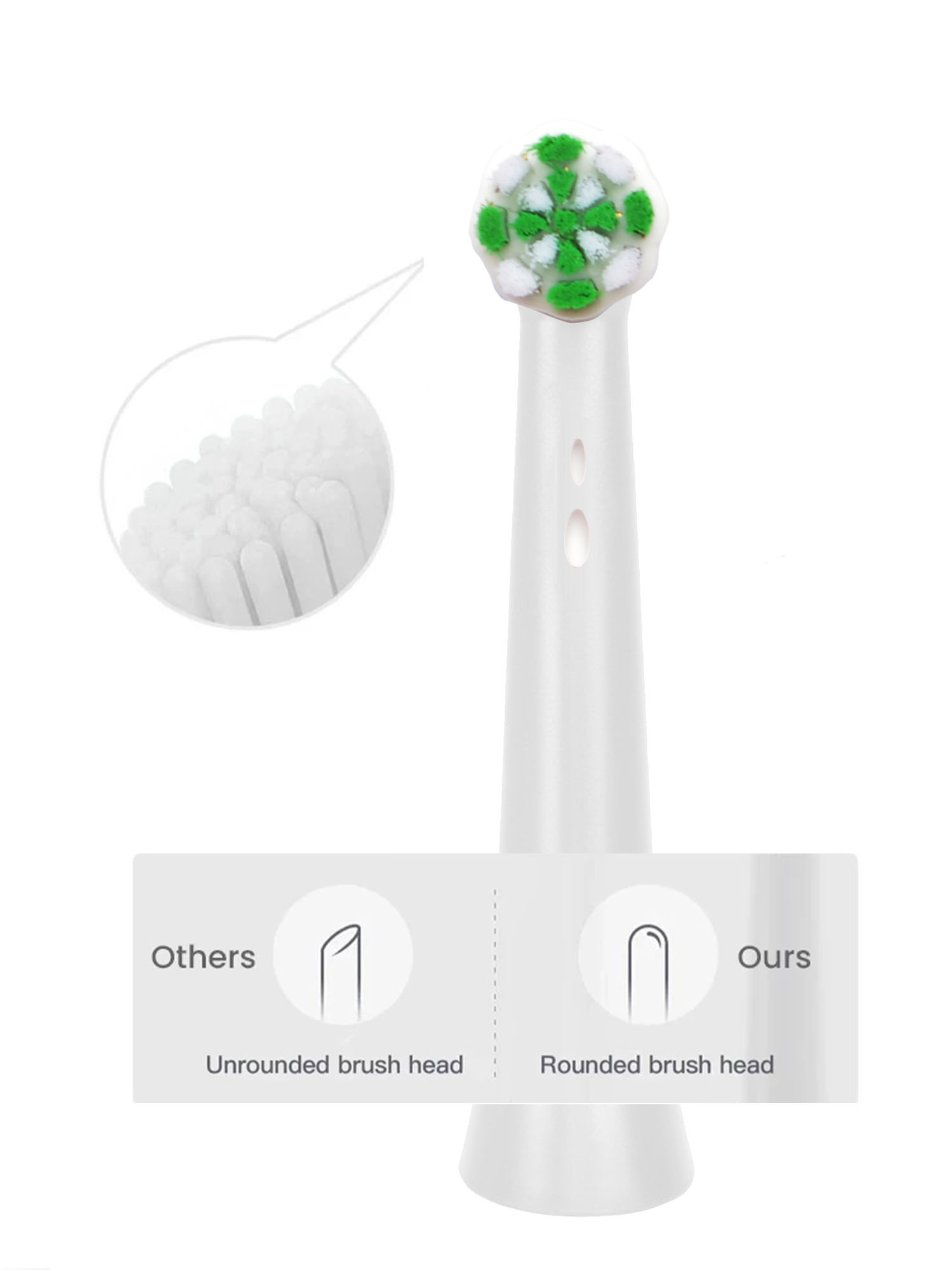 4 Stuks Vervanging Opzetborstels Compatibel Met Voor Braun Oral B IO 3 4 5 6 7 8 9 10 Serie elektrische Tandenborstel