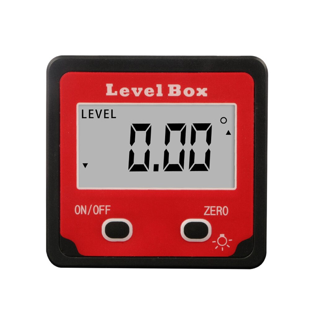 Digital Mag-netic Level Protractor Angle Finder Inclinometer Level Angle Meter Angle Measuring Tool for Carpentry / Building