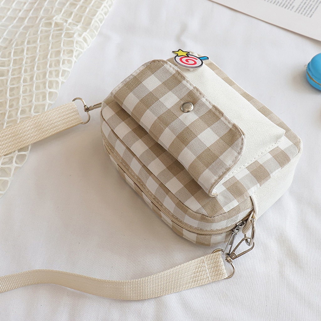 Dames schoudertas contrasterende kleur gesp canvas crossbody tassen rooster dame messenger bag handtassen van leer vrouw #yj