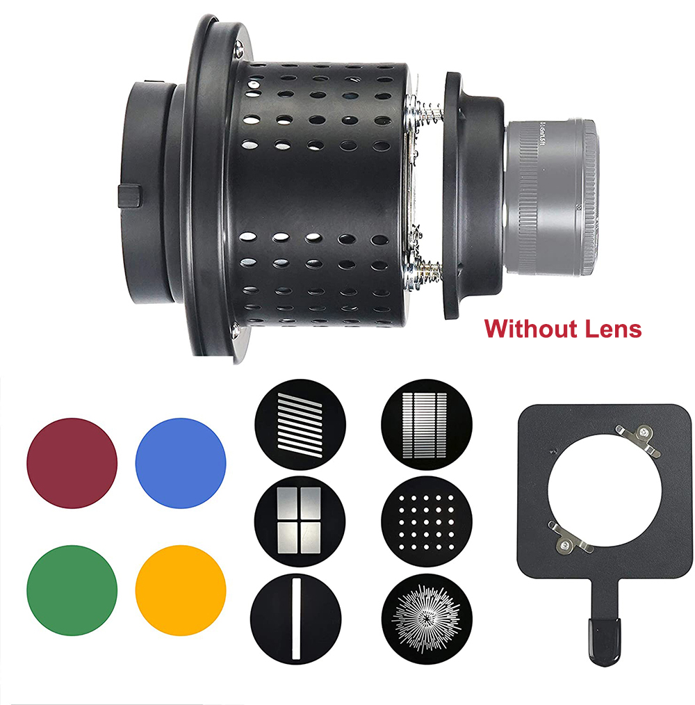 Conical Snoot Studio Lighting Accessory for LED Light Flash Strobe Light with Bowens Mount Photographic Equipment Accessories