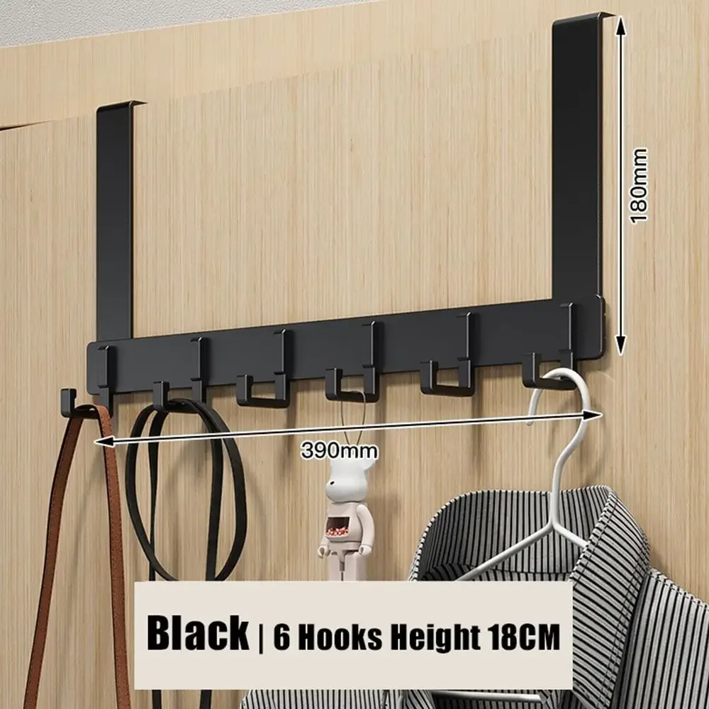 Türhänger, Aufbewahrung, 6 Haken über der Tür, Kleidung, Mantel, Hütte, Handtuchhalter, Heim-Organizer, Gestell, Badezimmer, Küche, Zubehör, Halfter: Licht Gelb