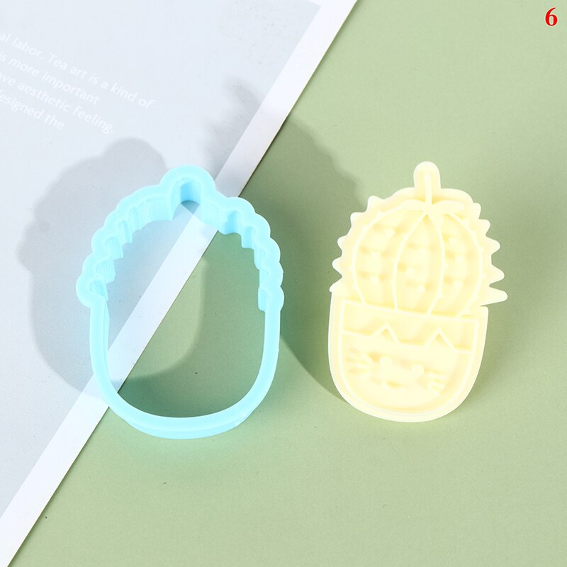 1 Piece Of Flower Plastic Decorative Biscuit Mould Diy Kitchen Cake Decoration Tool Cookie Stamp Mold Kitchen Tool: 6