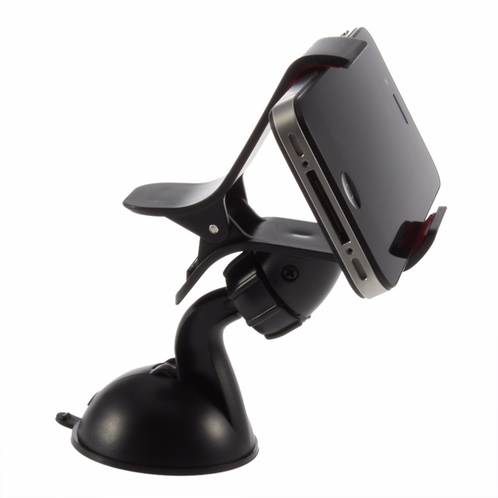 360 graden rotatie Auto Voorruit mobiele telefoon Houder Beugel staat voor iPhone5 4 S voor samsung Smartphone GPS