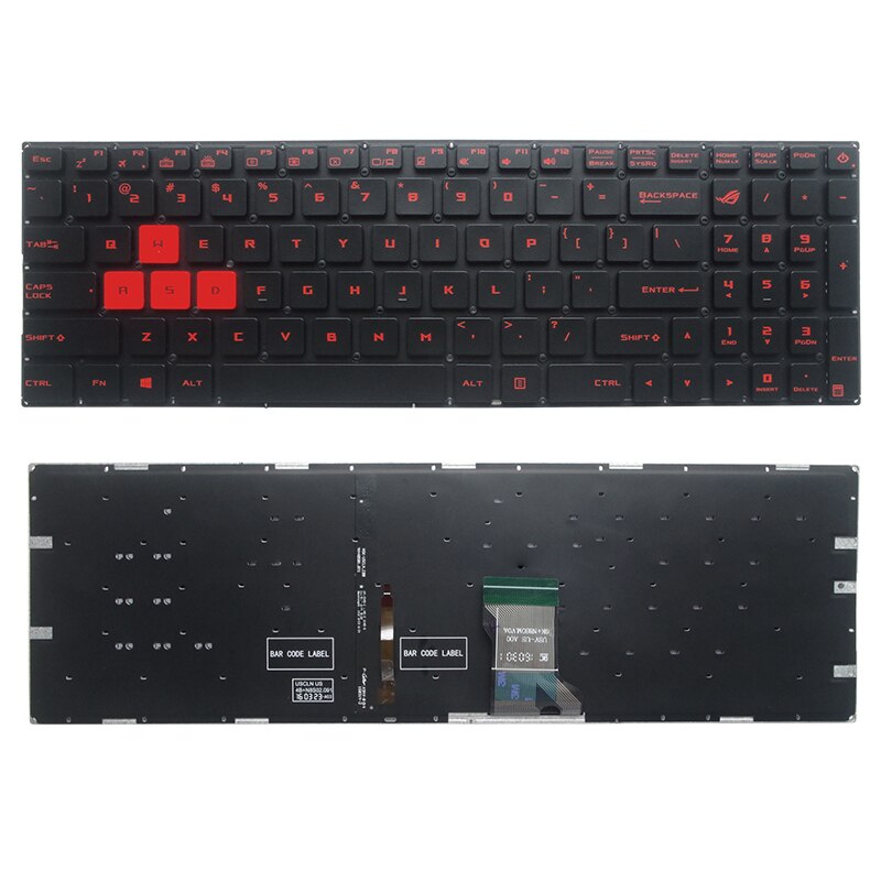 Ons Laptop Verlicht Toetsenbord Voor Asus GL702 GL702VT GL702VM Us Backlit Standaard Engels Layout: B