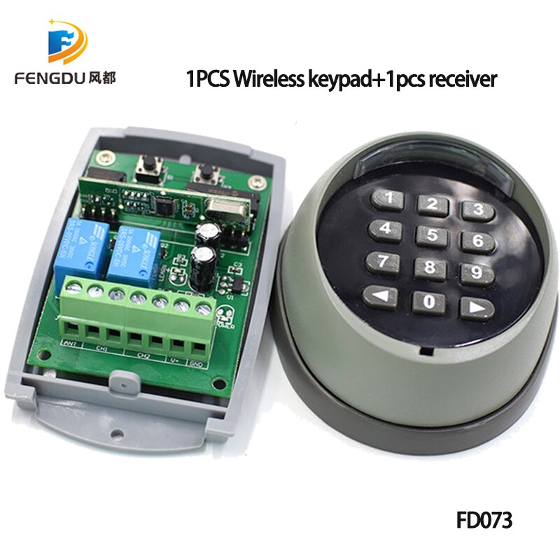 Door Lock Access Control Wireless Keypad password switch kit for gate door MOTOR access remote control Receiver