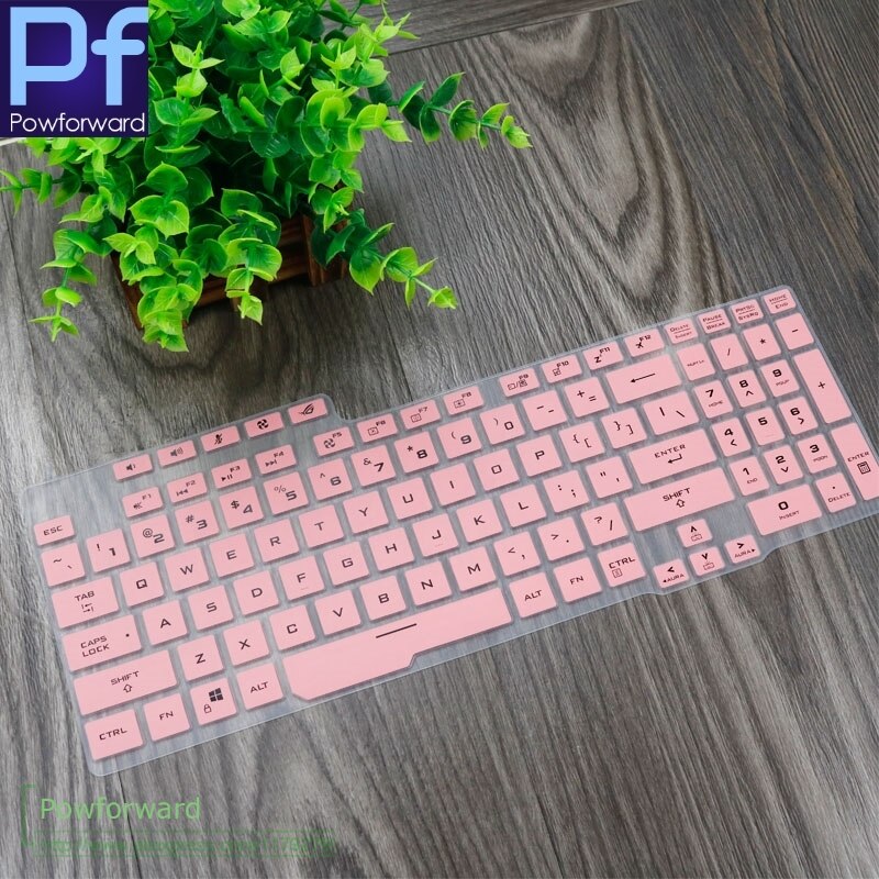 Silicone Keyboard Cover Protector Laptop skin For ASUS ROG Strix G G731GV G731GW G731GT G731GU G731 GW GT GU 17.3 inch: pink