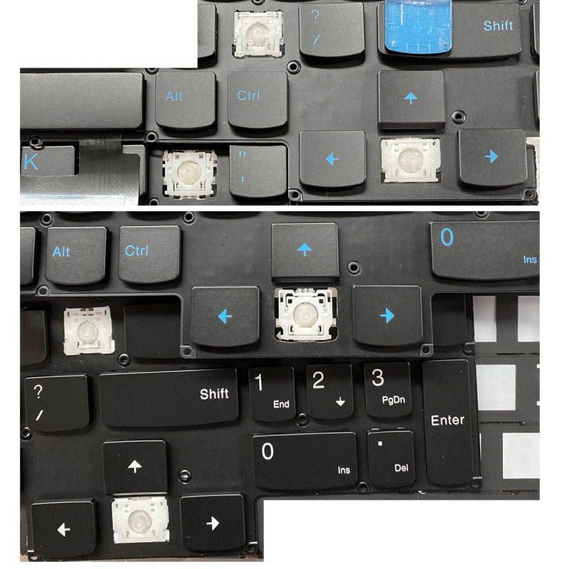 Key Cap Scissor Clip Hinges For Lenovo Legion 5-15ACH6 Pro-16ACH6 Pro-16ITH6 5-15ARH05 5-15IMH05 Replace Keycaps Keyboard