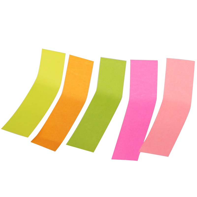 Een Pakket Vijf-Kleur 50*15 Mm Nota 100 Pagina/Kleur Notitie Kleur Pasta N keer Post Indicator Deli 7154