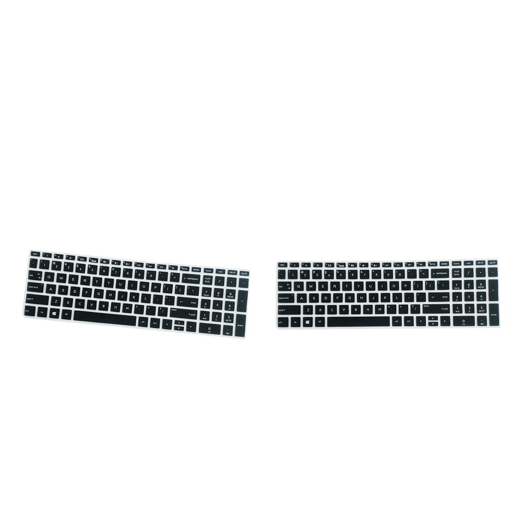 2Pcs/set Silicone Keyboard Cover Skin Protector Laptop Keypad Film Guard for HP 15.6 inch BF
