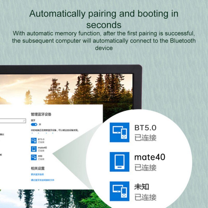 Bluetooth Adapter 5.0 (5Mbps)