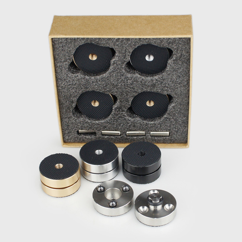 Suporte de alto-falante de áudio hifi, almofada de pé anti-choque, pés de isolamento de pico para amplificador, pré-amplificador dac, alto-falante, reprodutor de gravação de vinil