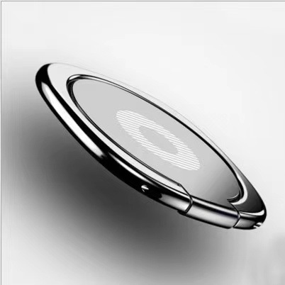 Vingerringhouder Magnetische ultradunne telefoonhouder voor iPhone Luxe metalen draaibare vingerring Mobiele telefoonhouder Standgreep: YELLOW