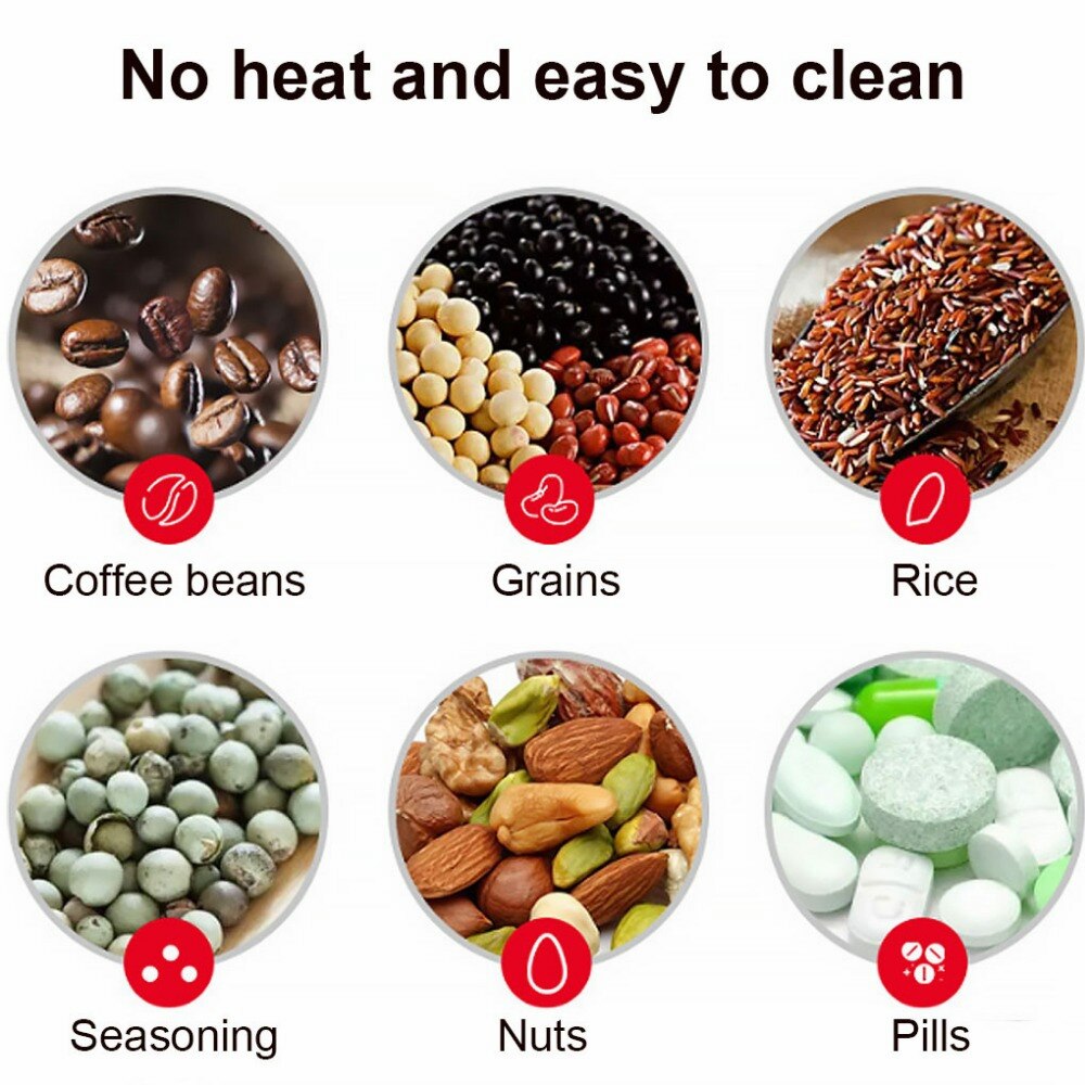 Manual Coffee Grinder with Adjustable Setting Stainless Steel Bean Burr Mill for Drip Coffee Espresso Kitchen Office Accessories