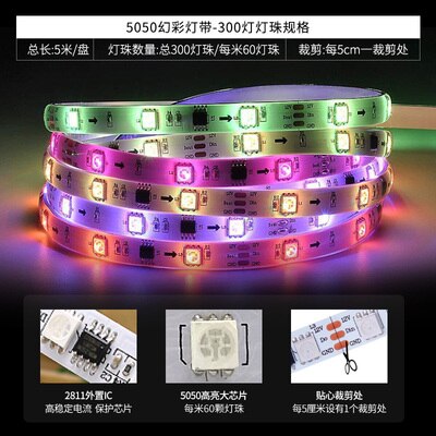 12 V Neon Rgb Licht Strip Muziek Controllered Led Strip Waterdicht