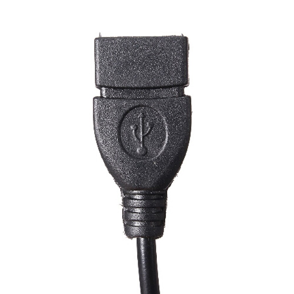 3.5mm Male Audio AUX Jack to USB 2.0 Type A Female OTG Converter Adapter Cable Sep26