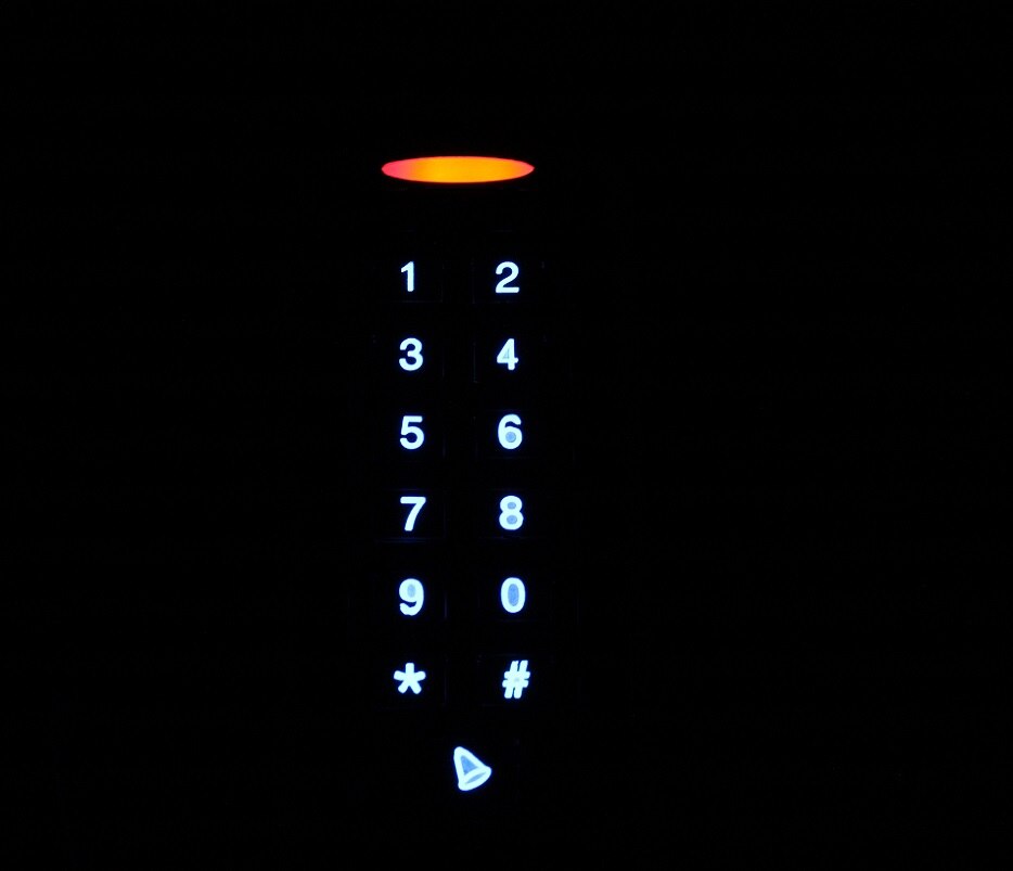 Pin Alleen, EM4100 Waterdichte Outdoor Standalone Toegangscontrole Backlit Metalen Lichtgevende Toetsenbord