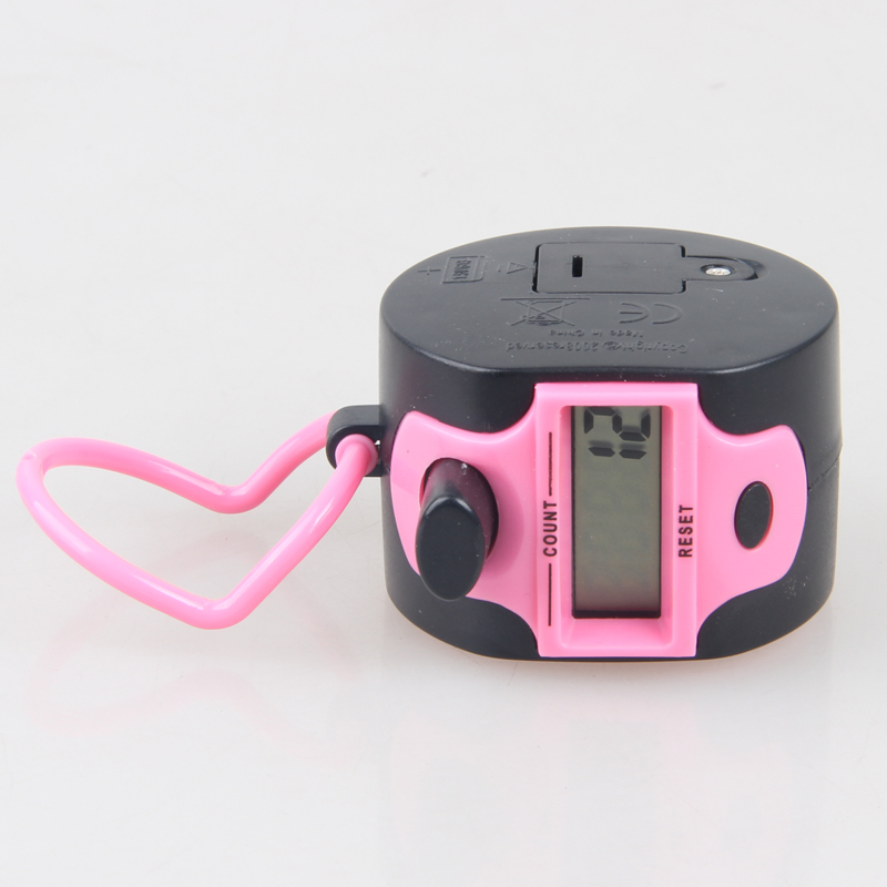 Digitaler Hand zähler 5-stellige Nummer manuelle Presse Clicker LED Hintergrund beleuchtung Rekorder mit Fingerring für Stückwerk