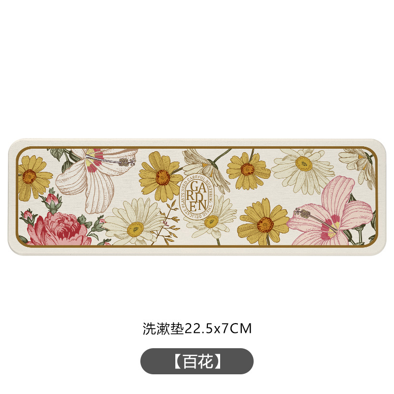 Tampone assorbente per fango diatomea Lavabo per bagno Asciugatura rapida Tampone per sapone a prova di umidità Tovagliette per tazza isolato da cucina per tavolo: Blu