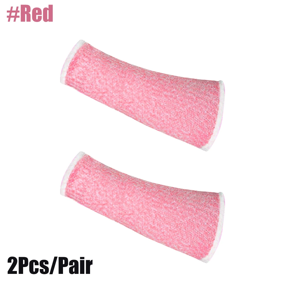 GOMOREON 1Pair Cut Resistant Sleeves, Burn Heat Resistant Arm Sleeve Protectors Protective Forearm Sleeves Cooking Gardening: Blue